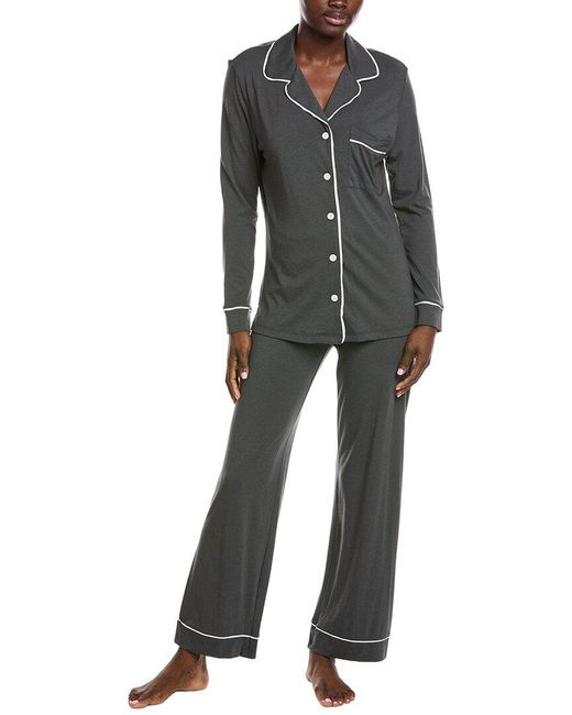 Cosabella Gray 2Pc Bella Relaxed Top Pant Set