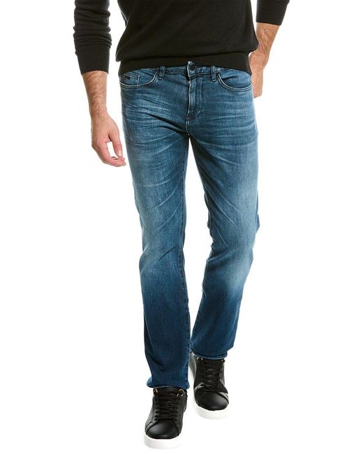 BOSS by HUGO BOSS Delaware Medium Blue Slim Jean for Men | Lyst