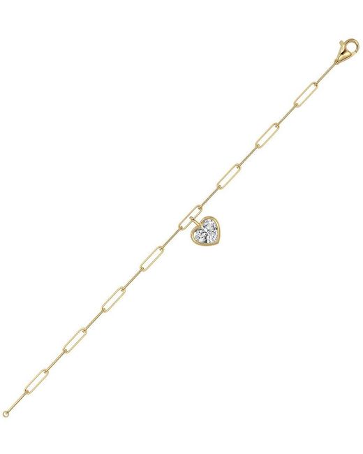 Lab Grown Diamonds White 14K 3.00 Ct. Tw. Lab-Grown Diamond Bracelet