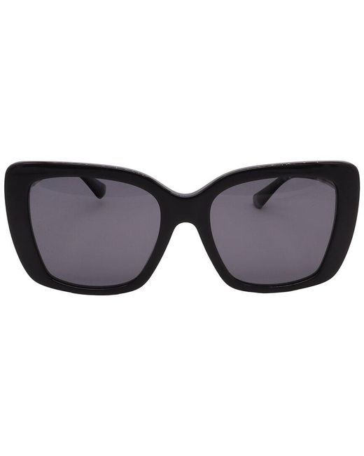 Burberry Black Be4456 54Mm Polarized Sunglasses