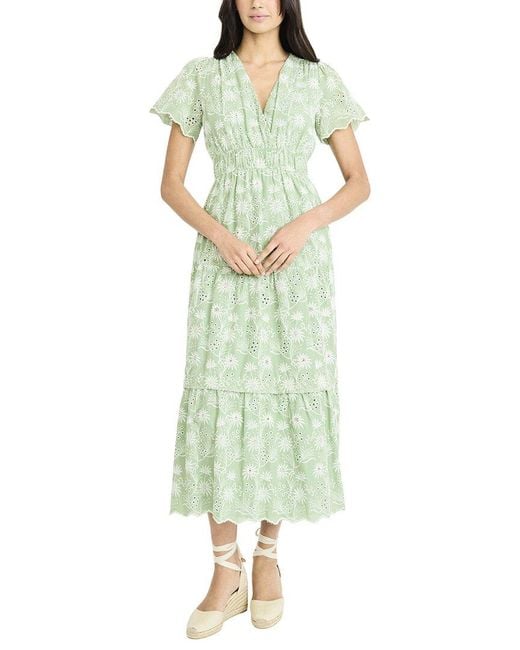 Maggy London Green Midi Dress