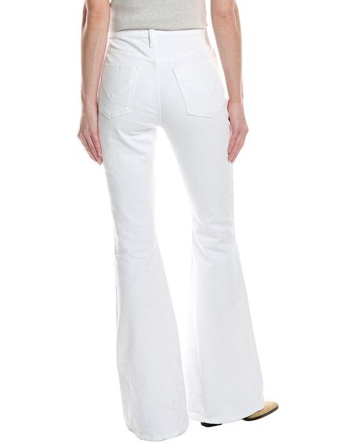 Hudson White Holly High-Rise Flare Jean