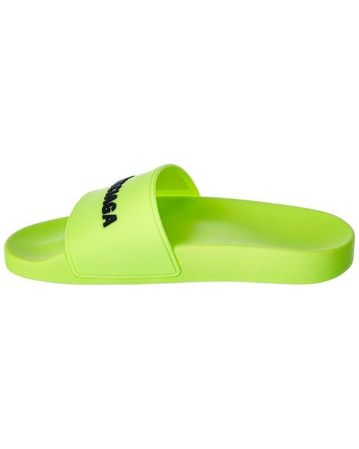 Balenciaga Green Pool Slide