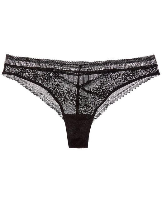 Passionata Gray Maddie Lace Tanga