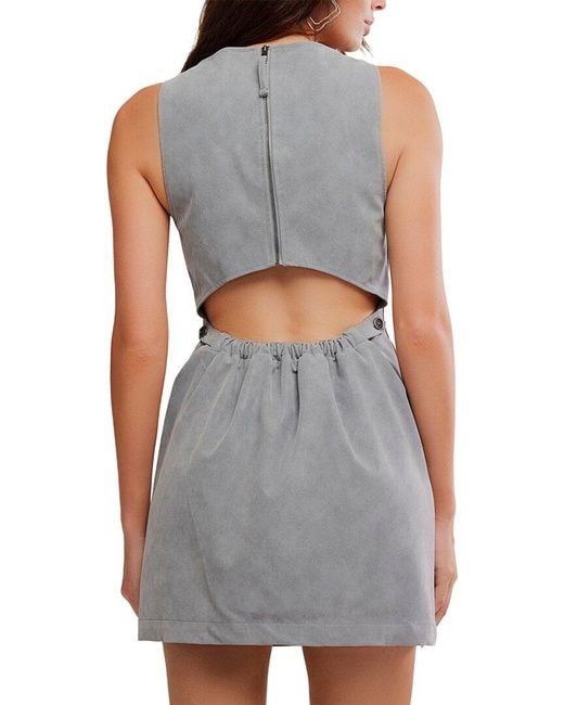 Free People Gray Atlas Dress