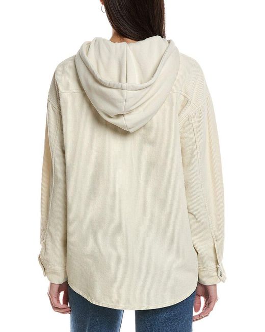 OAT New York Natural Hooded Corduroy Jacket