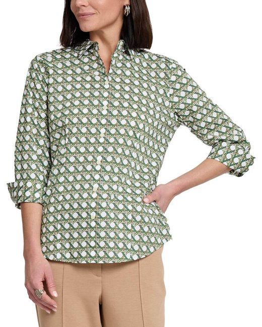 Hinson Wu Green Diane Shirt