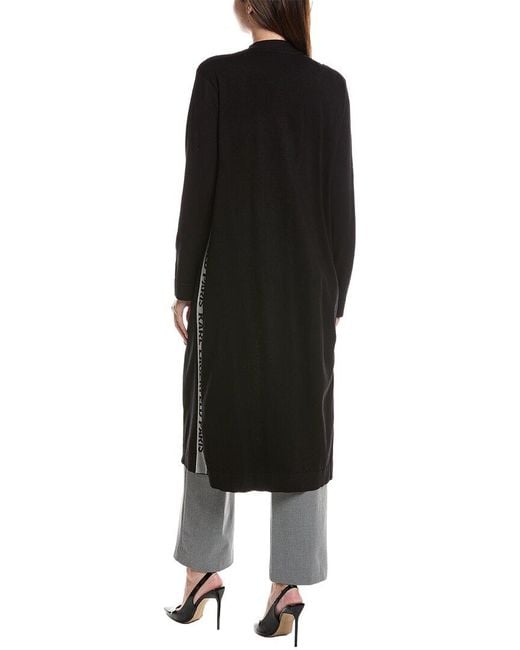 Karl Lagerfeld Black Logo Midi Dress