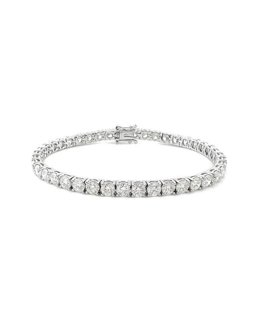 Meira T White 14K 8.00 Ct. Tw. Lab-Grown Diamond Tennis Bracelet