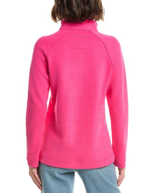 Tommy Bahama Pink New Aruba Half Zip Pullover