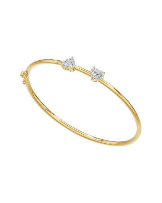 Lab Grown Diamonds Metallic 18K Over 2.00 Ct. Tw. Lab-Grown Diamond Bracelet