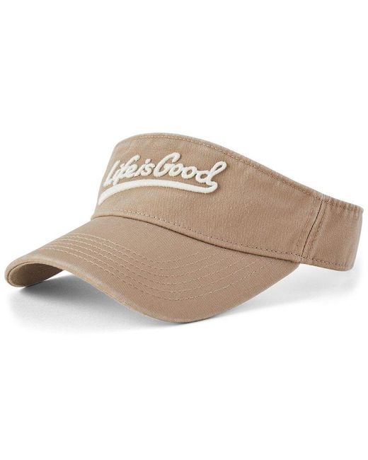 Life Is Good. Natural Visor for men