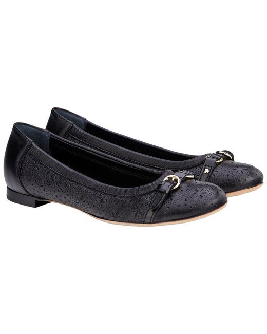 Agl Attilio Giusti Leombruni Black Monika Spring Leather Ballet