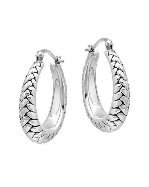 MaxColor White Dangle Earrings
