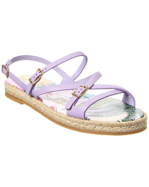 Tod's White Leather Sandal
