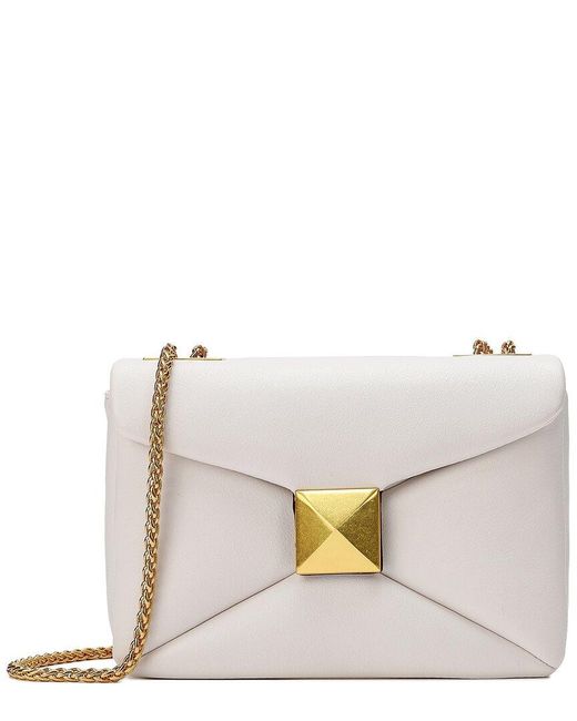 Tiffany & Fred Smooth Leather Shoulder Bag in White | Lyst
