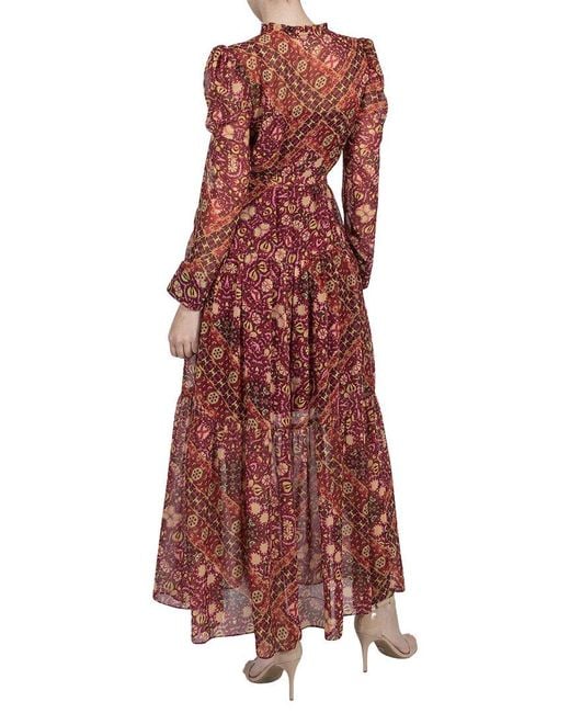 Julia Jordan Red Midi Dress