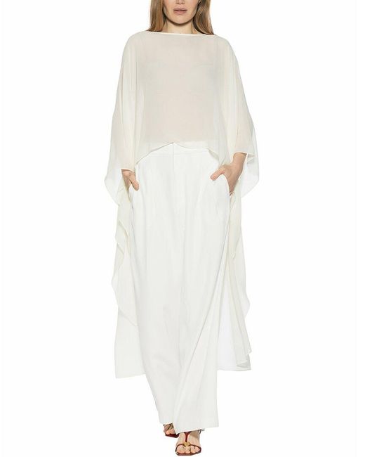 Alexia Admor White Junia Cover-Up Top