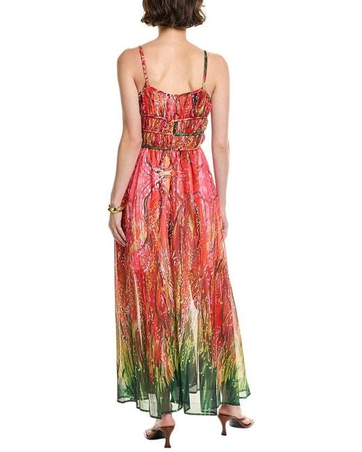 Beulah London Red Maxi Dress