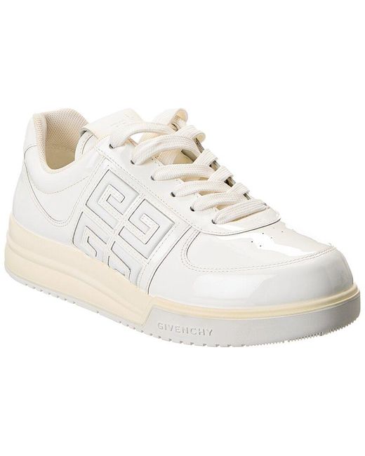 Givenchy White G4 Patent Sneaker