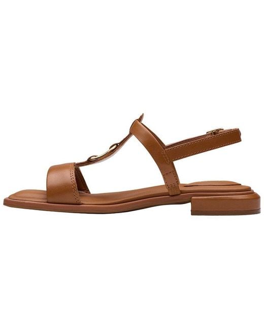 Clarks Brown Ariany Sling Leather Sandal
