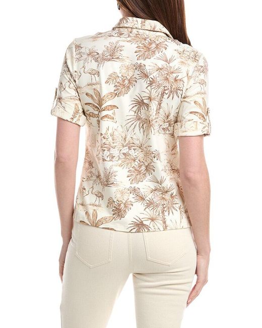 J.McLaughlin Natural Cornelia Knit Top