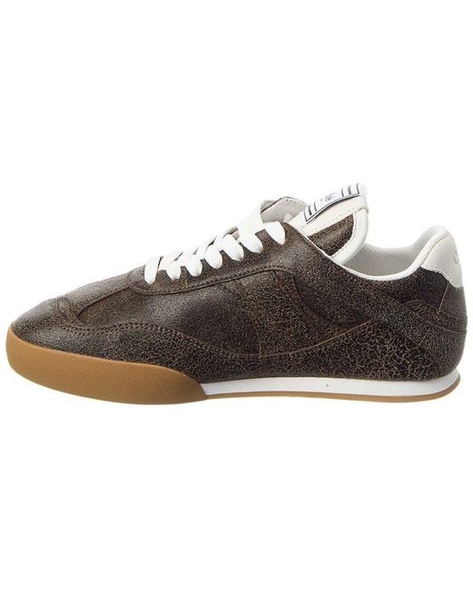Chloé Gray Kick Leather Sneaker
