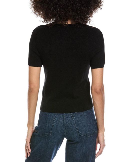 Rag & Bone Black Michal Wool-Blend Cardigan