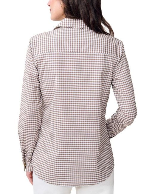 J.McLaughlin Gray Lois Blouse