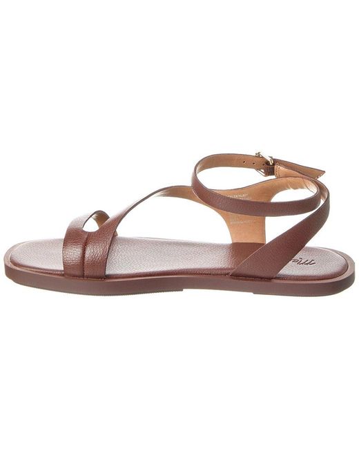 Madewell Pink Ankle-strap Leather Sandal