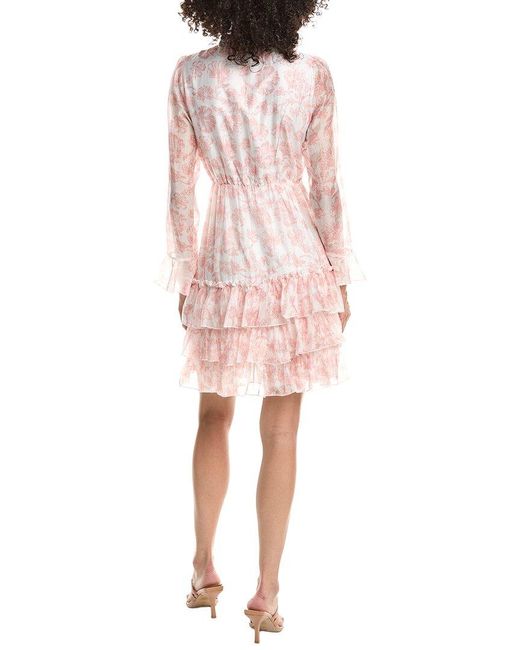 ANNA KAY Pink Guilo Printed Dress