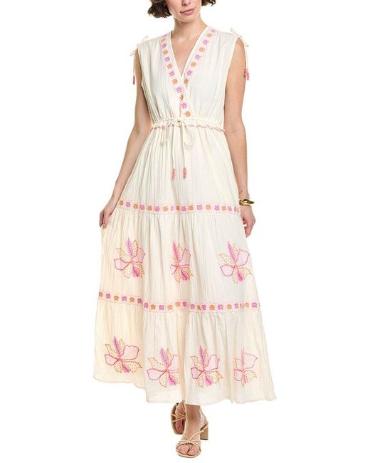 Allison Pink Agnes Maxi Dress