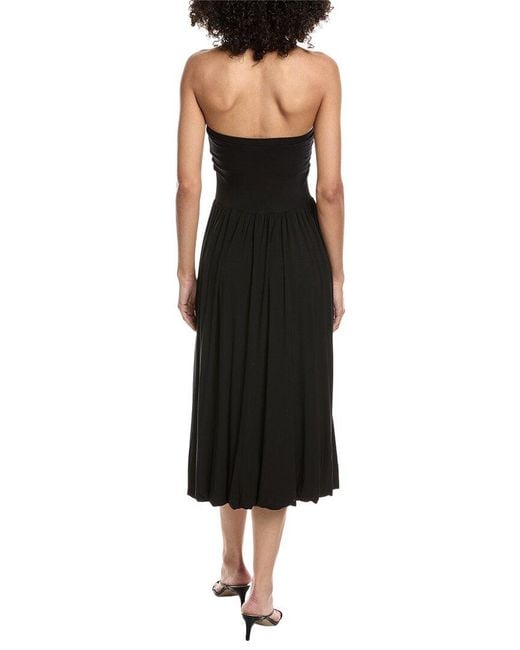 Project Social T Black All Nighter Strapless Bubble Midi Dress