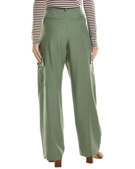 Enza Costa Green Cargo Pant