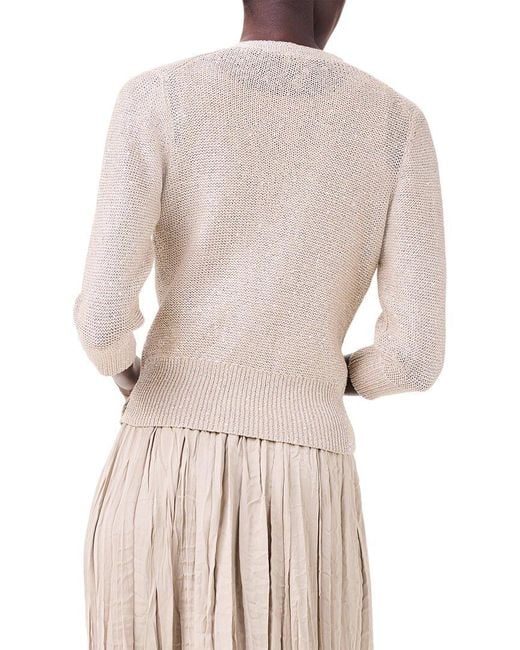 NIC+ZOE Pink Petite Subtle Sparkle 4-Way Cardigan