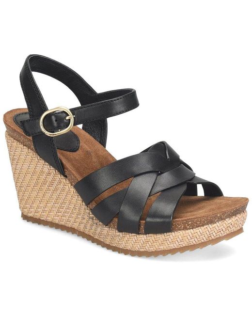 Söfft Metallic Carlana Leather Sandal