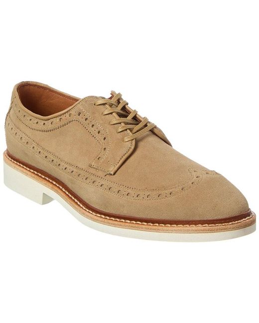 Allen Edmonds White William Suede Oxford for men