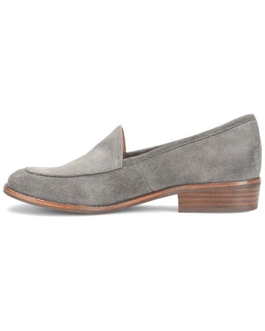 Söfft Gray Napoli Suede Loafer