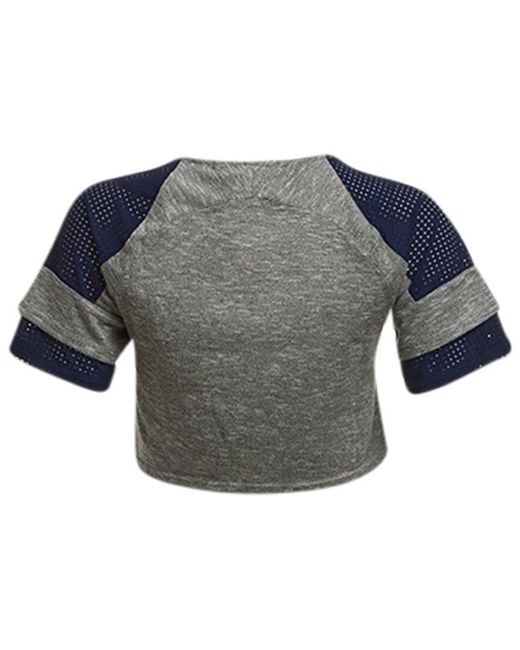 Athletic Propulsion Labs Gray The Perfect Crop Top