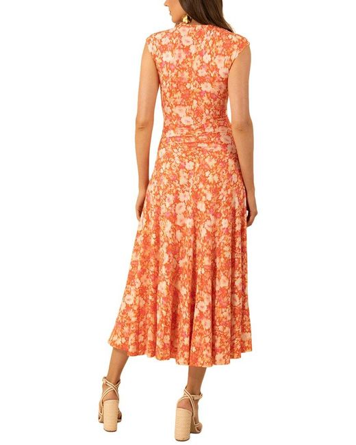 Hale Bob Orange Brynn Maxi Dress