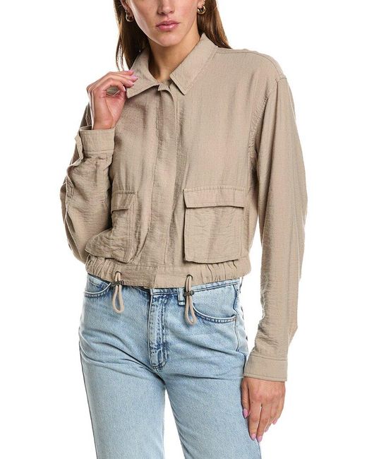 Splendid Blue Breck Crepe Jacket