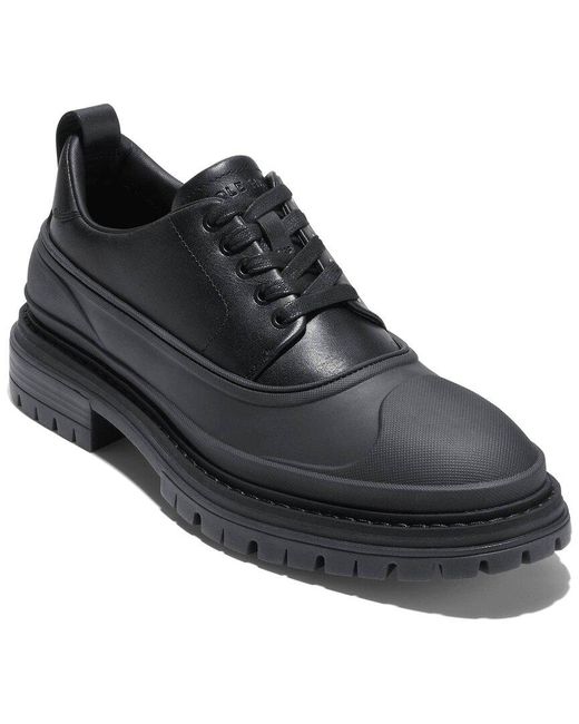 Cole Haan Black Stratton Shroud Leather Oxford for men