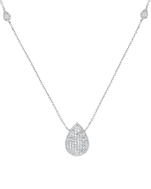 Diana M Metallic Fine Jewelry 14k 0.27 Ct. Tw. Diamond Necklace