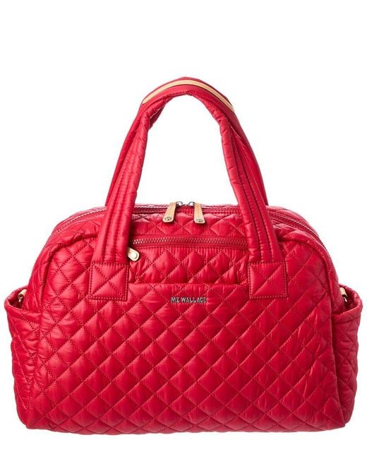 MZ Wallace Red Jimmy Deluxe Travel Bag