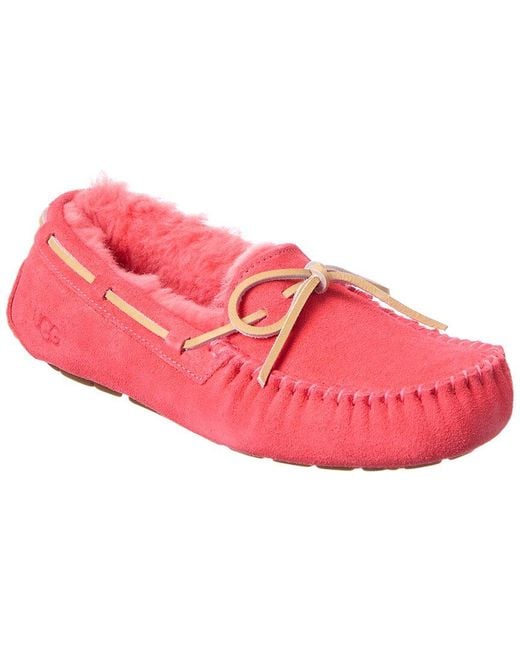 Ugg Pink Dakota Suede Slipper