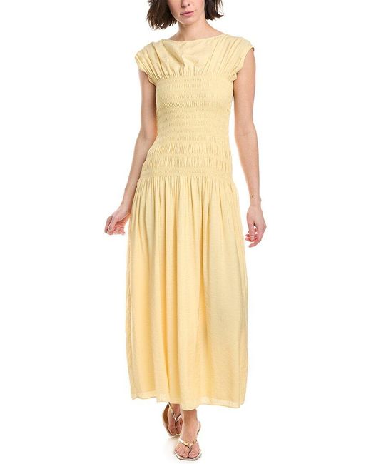 Rag & Bone Yellow Skye Maxi Dress