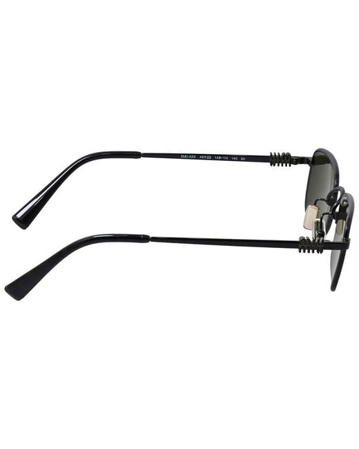 Miu Miu Black 49Mm Sunglasses