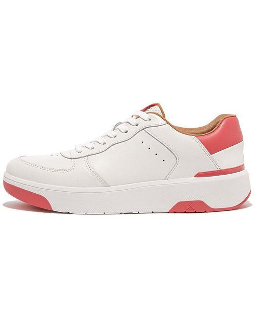 Fitflop White Rally Leather Sneaker