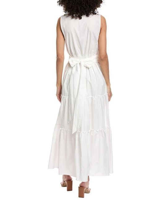 Ramy Brook White Maple Maxi Dress
