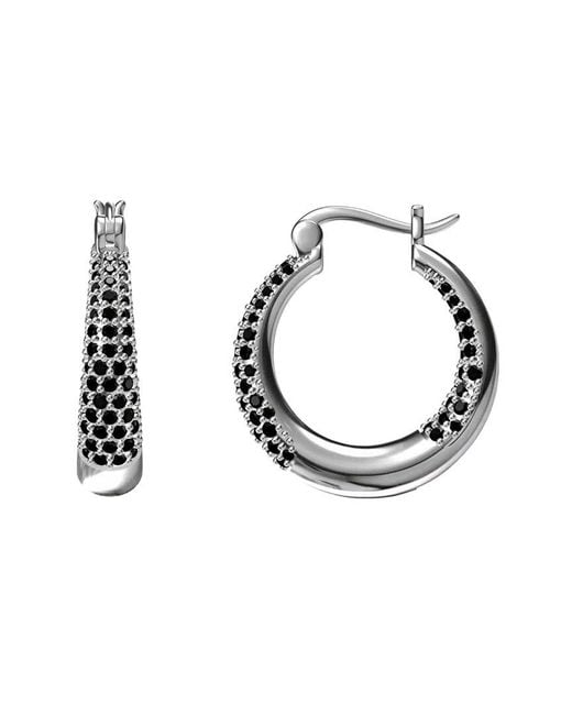Donatello Gian Metallic Hoop Earrings